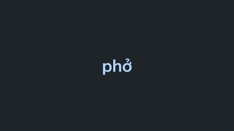 Pho's logo